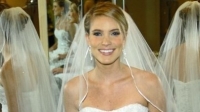 Beautiful, soft makeup was done for this elegant Bride. Amanda-Bride