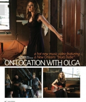 Beautiful waves and smokey eyes were done on Olga by Christine for Our Louisiana Magazine. Hair and Makeup done by Christine for Our Louisiana Magazine