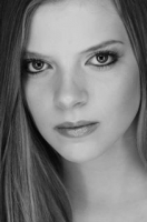 Silky hair and impeccable makeup look exquisite on Ashley. Ashley-Hair and Makeup Model